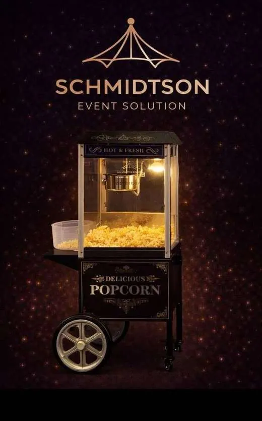 Popcornmaschine Schmidtson Werbebild