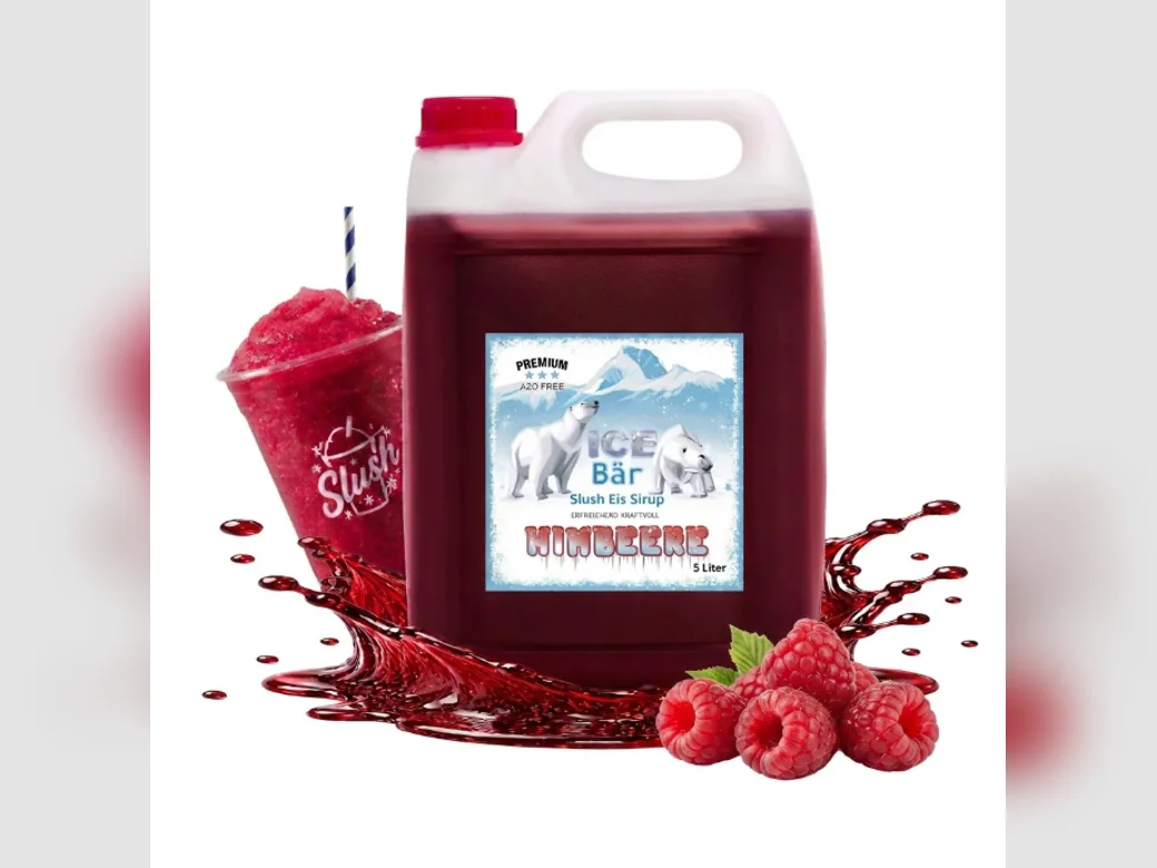 Slush-Sirup Himbeere, 5-Liter-Kanister