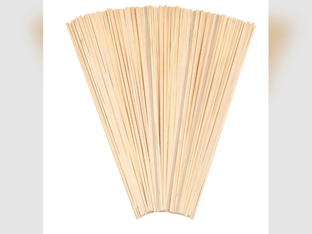 Zuckerwattestäbe aus Holz